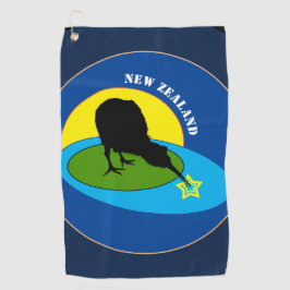 Kiwi Bird & New Zealand/Bro Golf Toallas