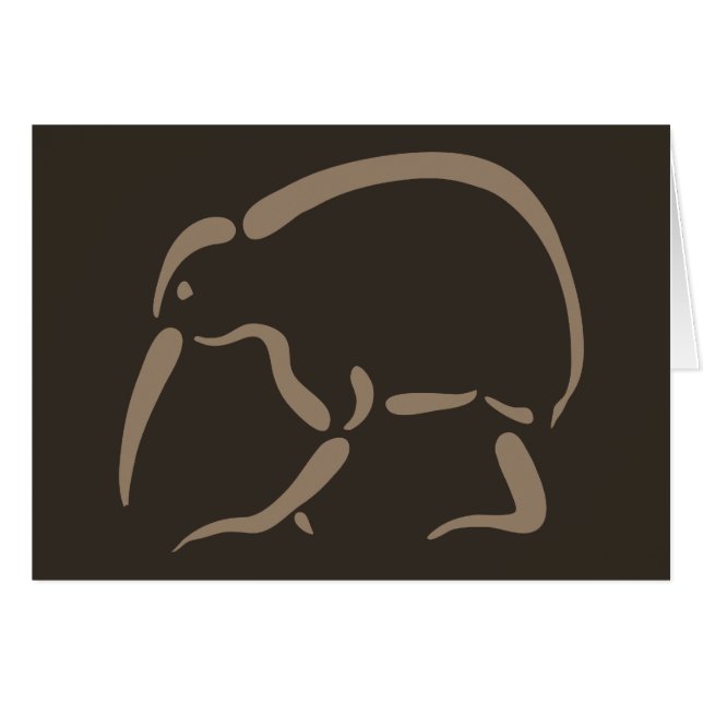 Kiwi estilizado (Anverso (Horizontal))