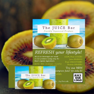 Kiwi Fruit, Volante publicitario de barra de zumo