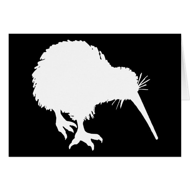 Kiwi Silhouette (Anverso (Horizontal))