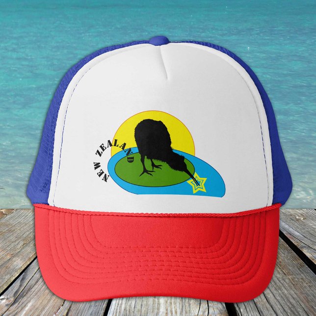 Kiwi - Sombrero de camionero/Moda de aves de Nueva (Subido por el creador)