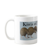 Kiwis de la taza de Nueva Zelanda