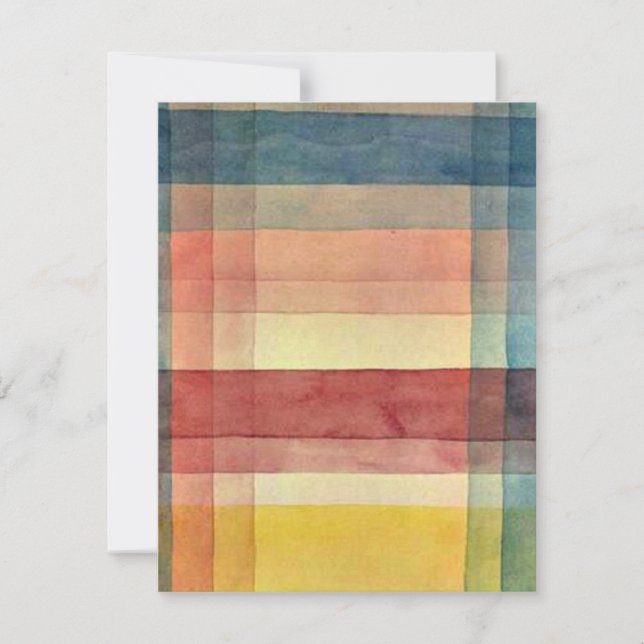 Klee - Arquitectura de la llanura (Anverso)