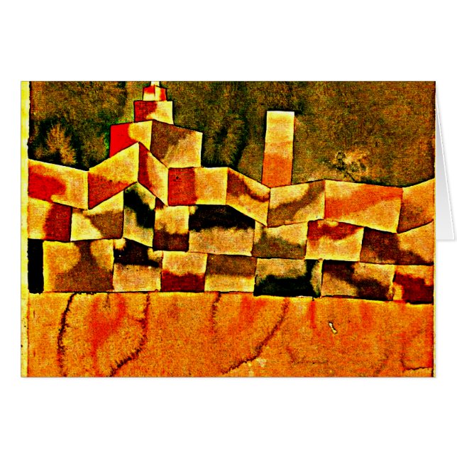 Klee - Arquitectura Oriental (Anverso (Horizontal))