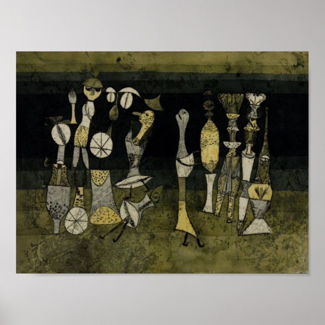 Klee - Comedia, arte abstracto, (Frente)