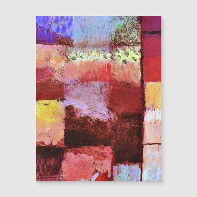 Klee - Esta flor desea desvanecerse (Anverso)