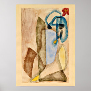 Klee - Flor en marzo, arte abstracto