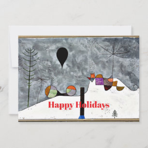 Klee - Invierno, arte abstracto de Navidad