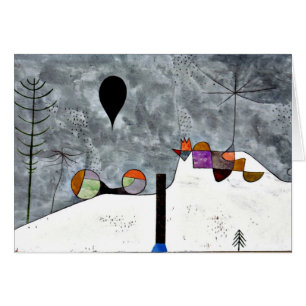 Klee - Invierno, pintura de Paul Klee