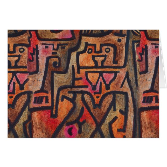 Klee Resumen de naturaleza expresionista abstracta (Anverso (Horizontal))