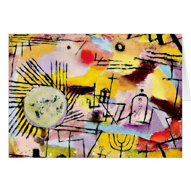 Klee - Sol emergente (Anverso (Horizontal))