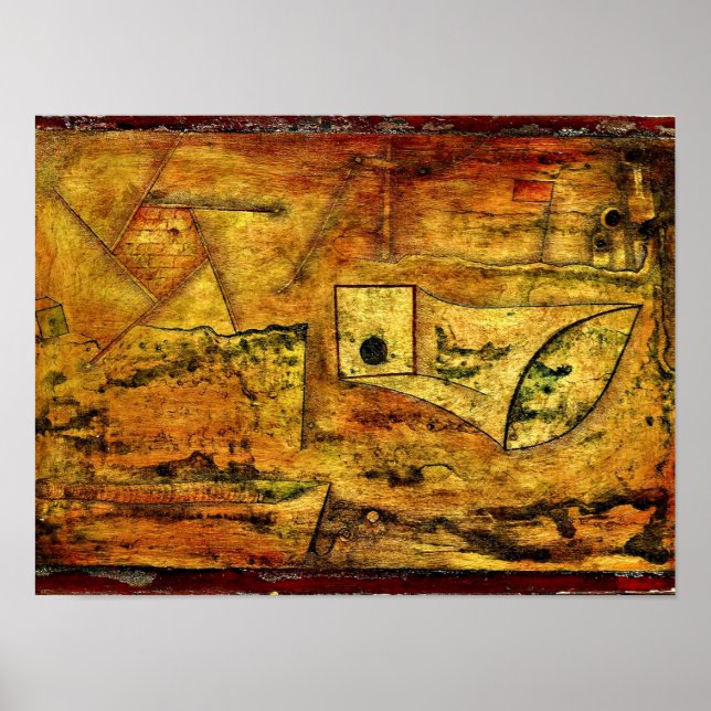 Klee - Vida fija pictórica, arte abstracto (Frente)