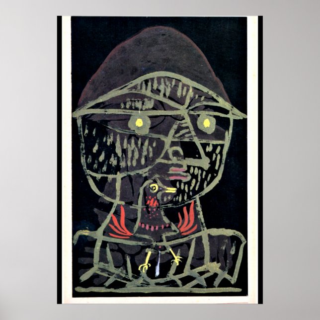 Klee - Vogelfanger, arte abstracto (Frente)