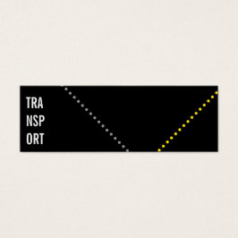 Kleine schmale Visitenkarten für Fahrer