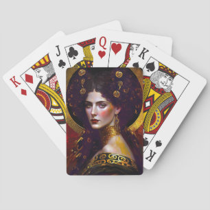 Klimt inspiró a la reina diosa a jugar cartas