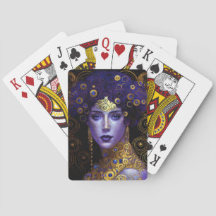 Klimt inspiró a la reina diosa a jugar cartas