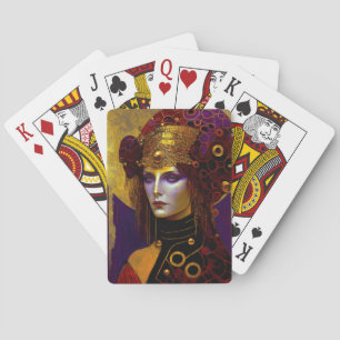 Klimt inspiró a la reina diosa a jugar cartas