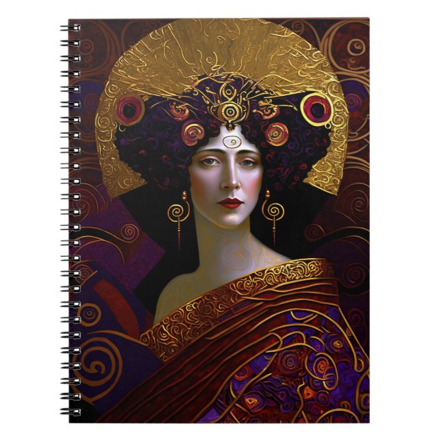 Klimt inspiró el cuaderno de la Reina Diosa (Frente)