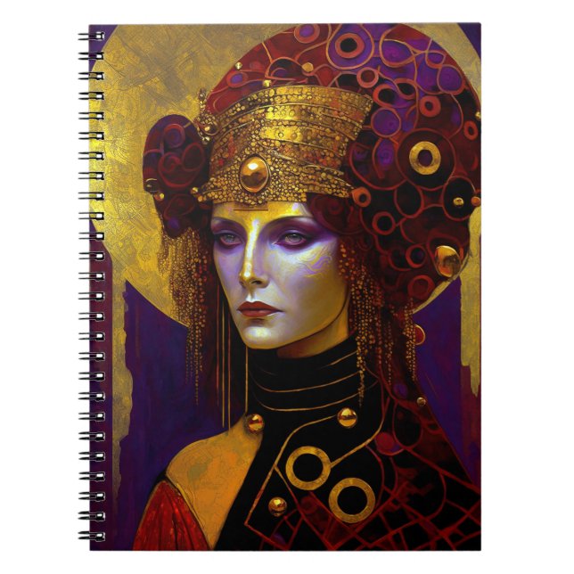 Klimt inspiró el cuaderno de la Reina Diosa (Frente)