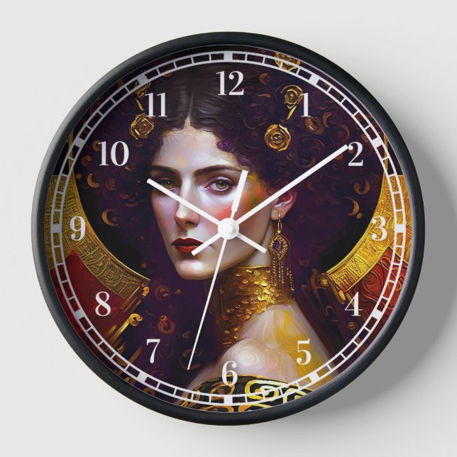 Klimt inspiró el reloj de la reina diosa (Anverso)