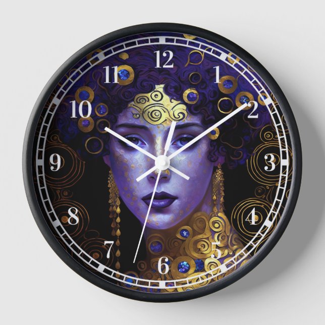 Klimt inspiró el reloj de la reina diosa (Anverso)