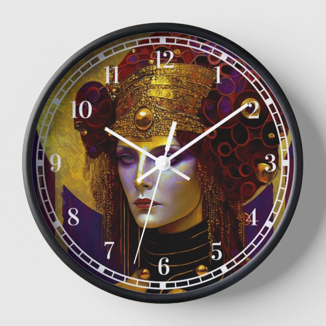 Klimt inspiró el reloj de la reina diosa (Anverso)
