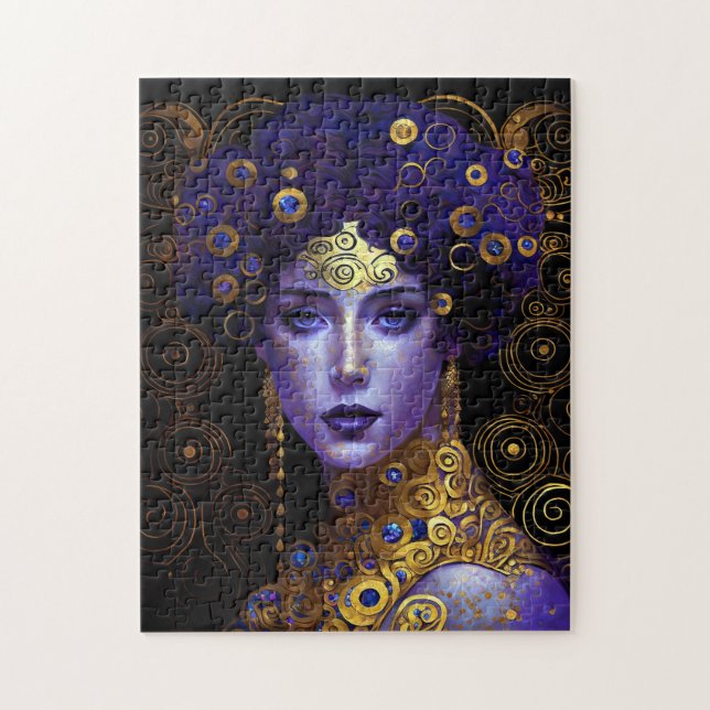 Klimt inspiró el rompecabezas de la Reina Diosa Ji (Vertical)