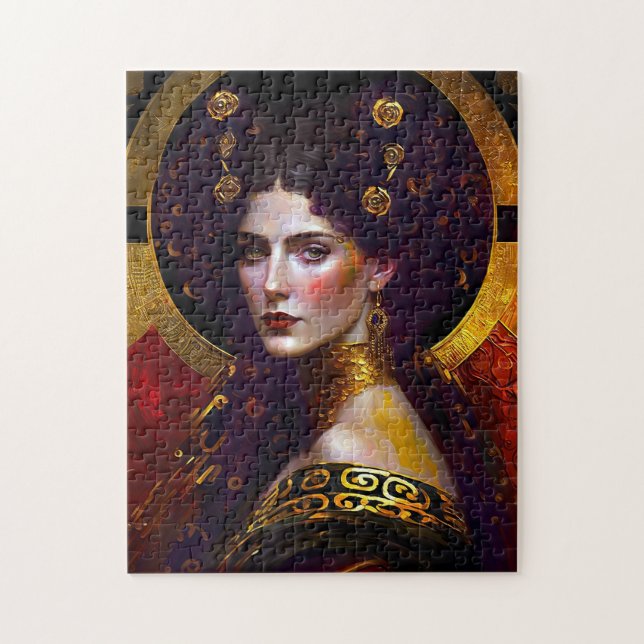 Klimt inspiró el rompecabezas de la Reina Diosa Ji (Vertical)