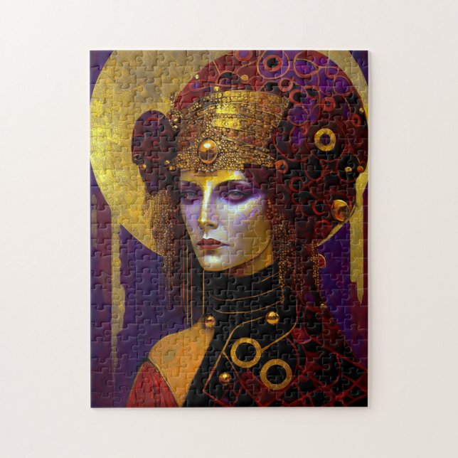 Klimt inspiró el rompecabezas de la Reina Diosa Ji (Vertical)