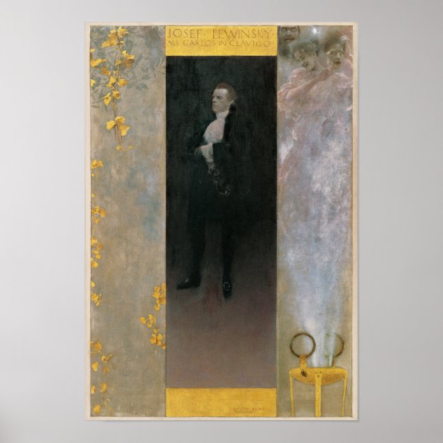 Klimt Josef Lewinsky como Impresión Carlos (Frente)