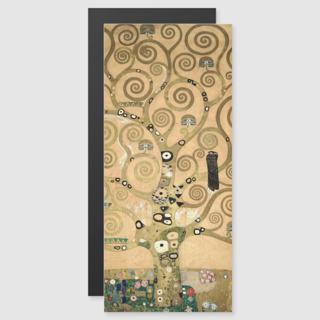 Klimt - La tarjeta magnética del árbol de la vida (Anverso/Reverso)