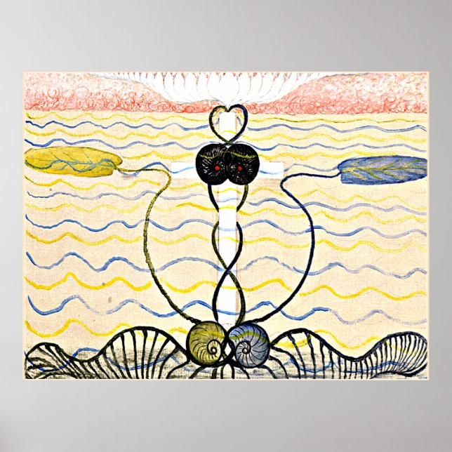 Klint - Evolución, Nº 06, Grupo VI, arte abstracto (Frente)