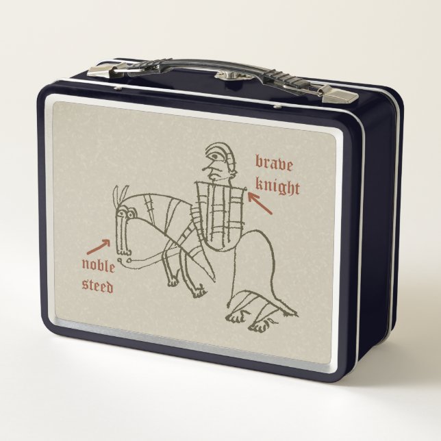 Knight and Steed Metal Lunchbox (Reverso)