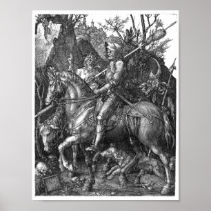 Knight Death Devil Albrecht Durer grabando arte p