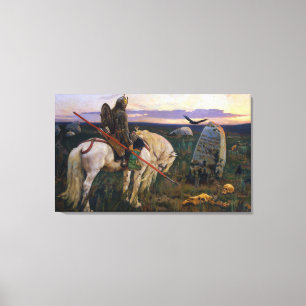 Knight en el arte de Crossroads Victor Vasnetsov