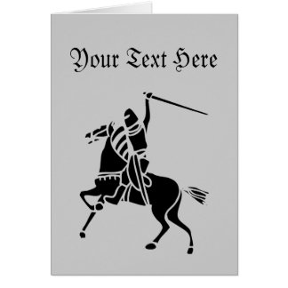 Knight On Horse Silhouette