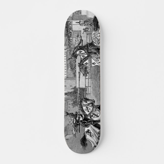 Knights Jousting Skateboard (Anverso )