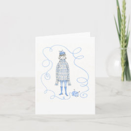 Knit One Purl Too / 4 x 5.6 tarjeta de nota