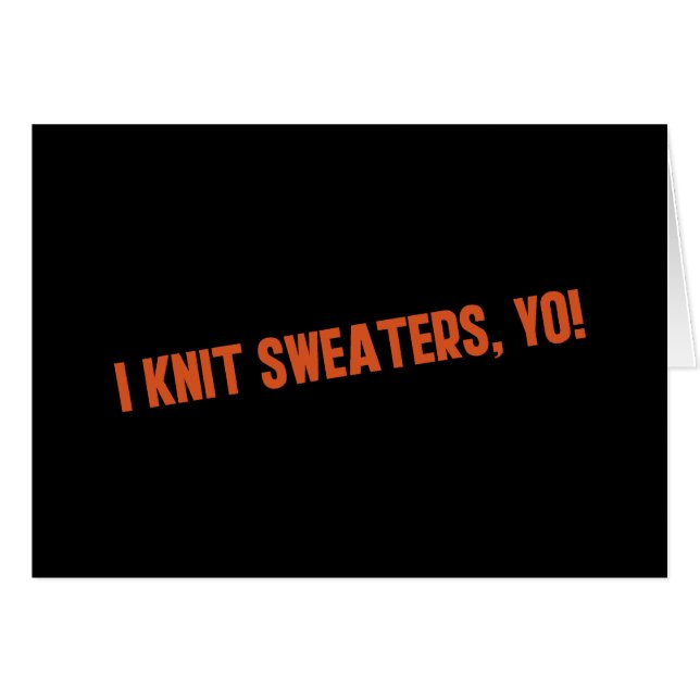Knit Sweaters Yo (Anverso (Horizontal))