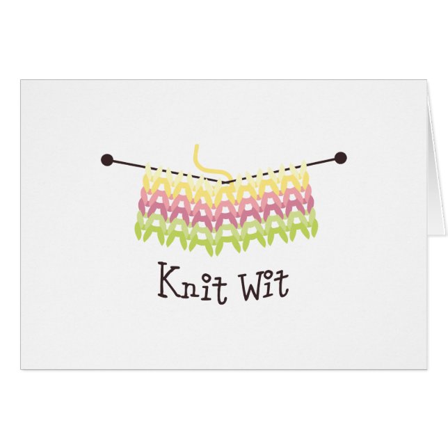 Knit wit (Anverso (Horizontal))