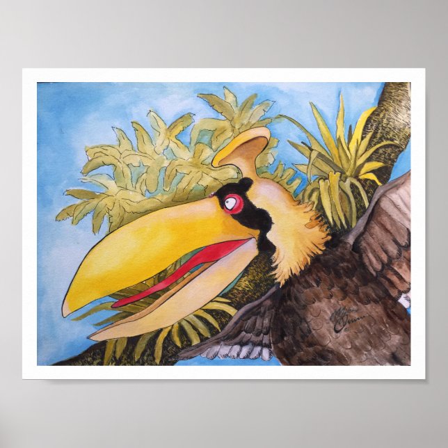 "Knock Knock Bird" Arte por Mike Quinn (Frente)