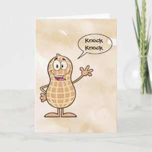 Knock Knock ¿Quién está ahí? Tarjeta mediana
