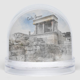 Knossos Palace Snow Globe – Heraklion Crete Greece