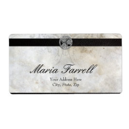 Knot celta en etiqueta de papel pergamino Lrg