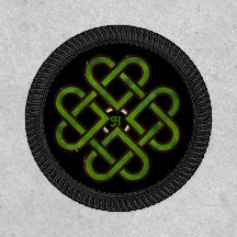 Knot de amor celta Corazones Black Pagan verde