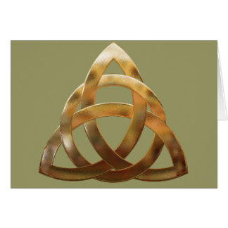 Knot de Trinidad de oro celta