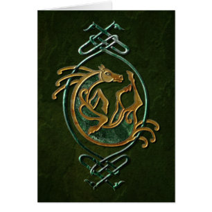 Knotwork del caballo celta - Piedra