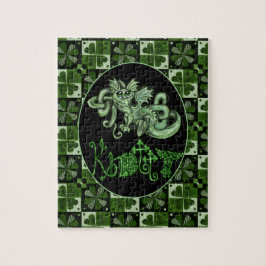 Knoty Celtic Knot Irish Dragon Jigsaw Puzzle