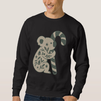 Koala de Navidad con Sudadera de Bastón de Caramel