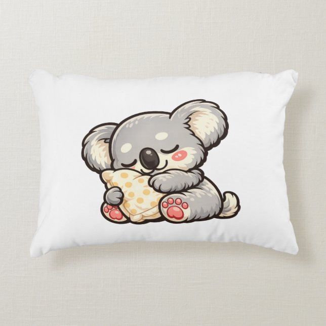 Koala Dormido con Almohada (Anverso)